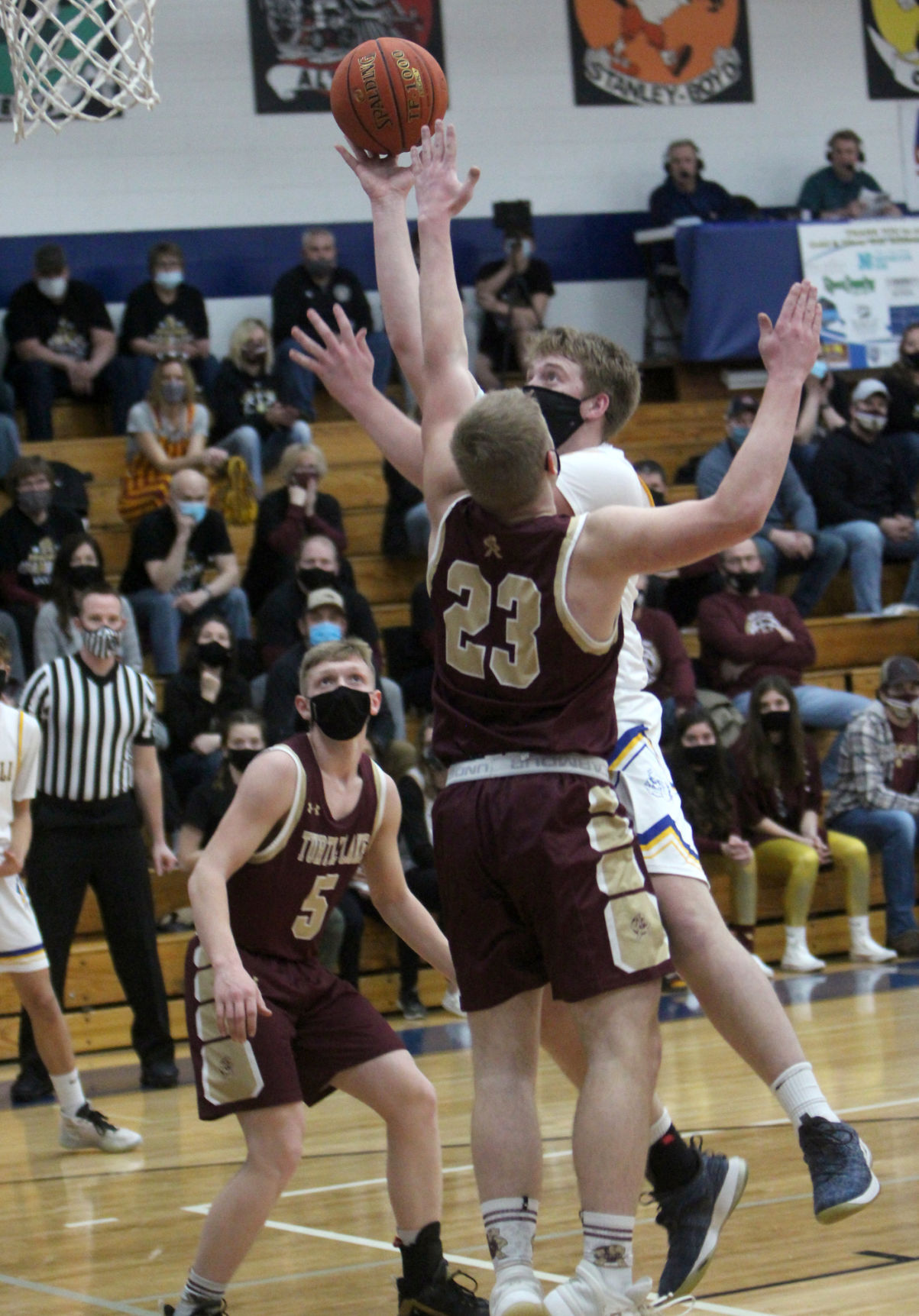 Turtle Lake at McDonell boys basketball 2-27-21